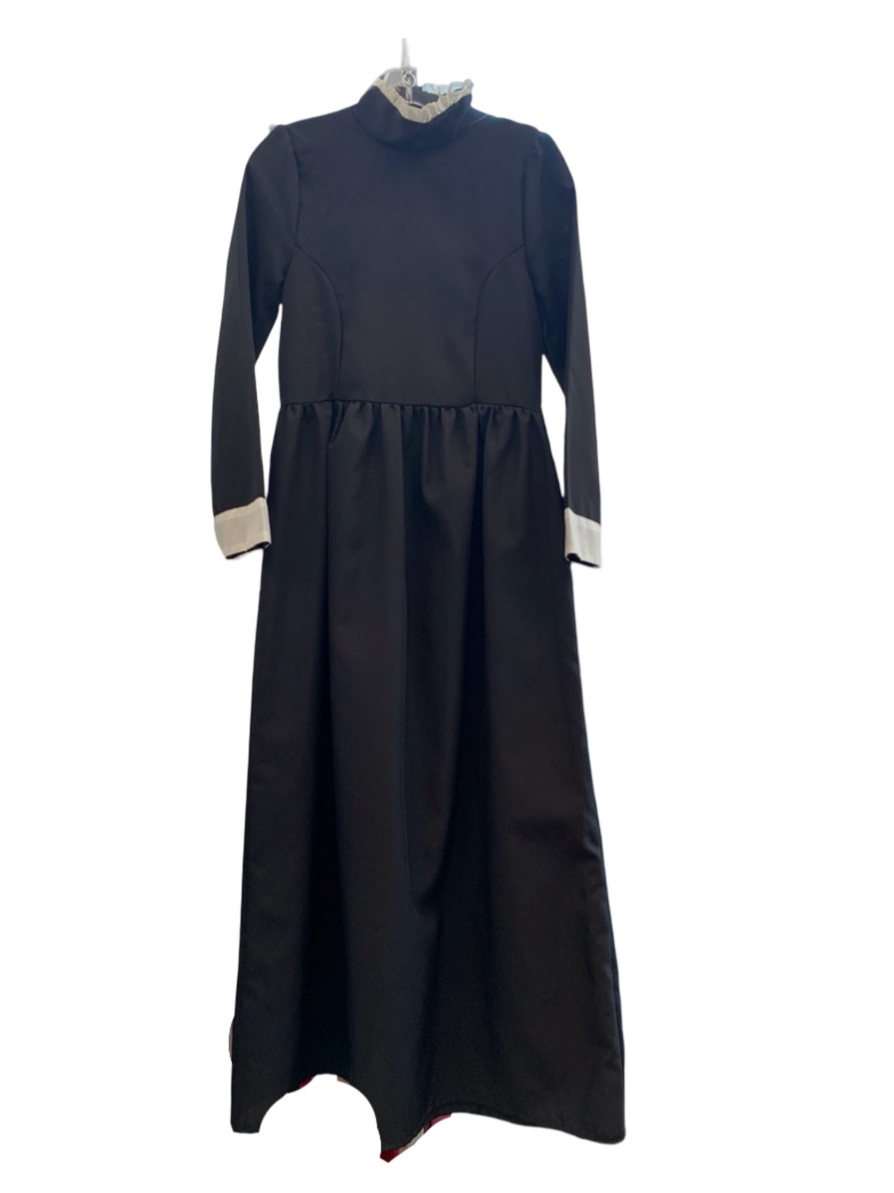 Halloween Gothic Costume Dress Pilgrim Witch Sz XL (fits like medium)